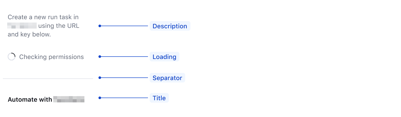 Non-interactive list item types