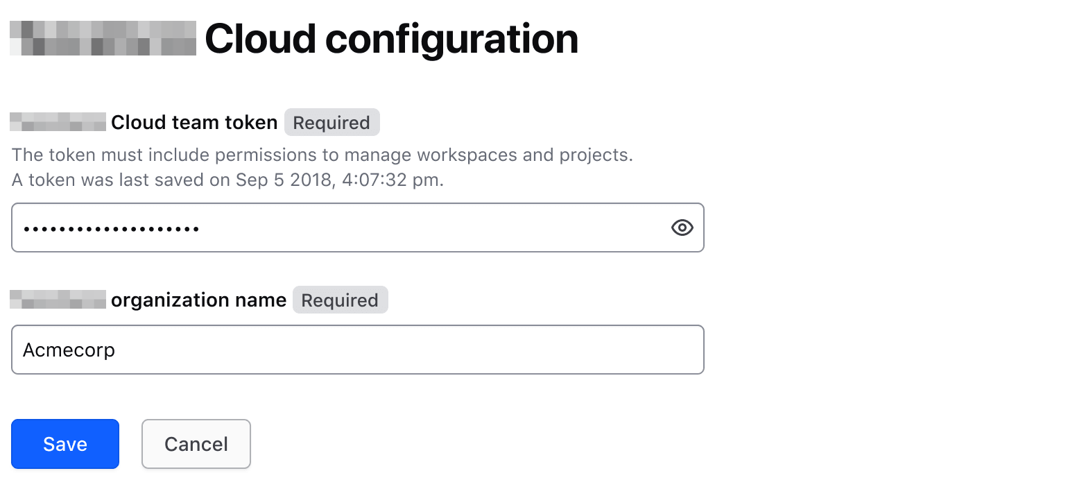 Form with a masked input