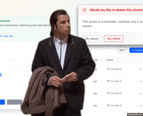 Animated gif created by Jory Tindall, showing a classic John Travolta meme on top of a composition of i80 components